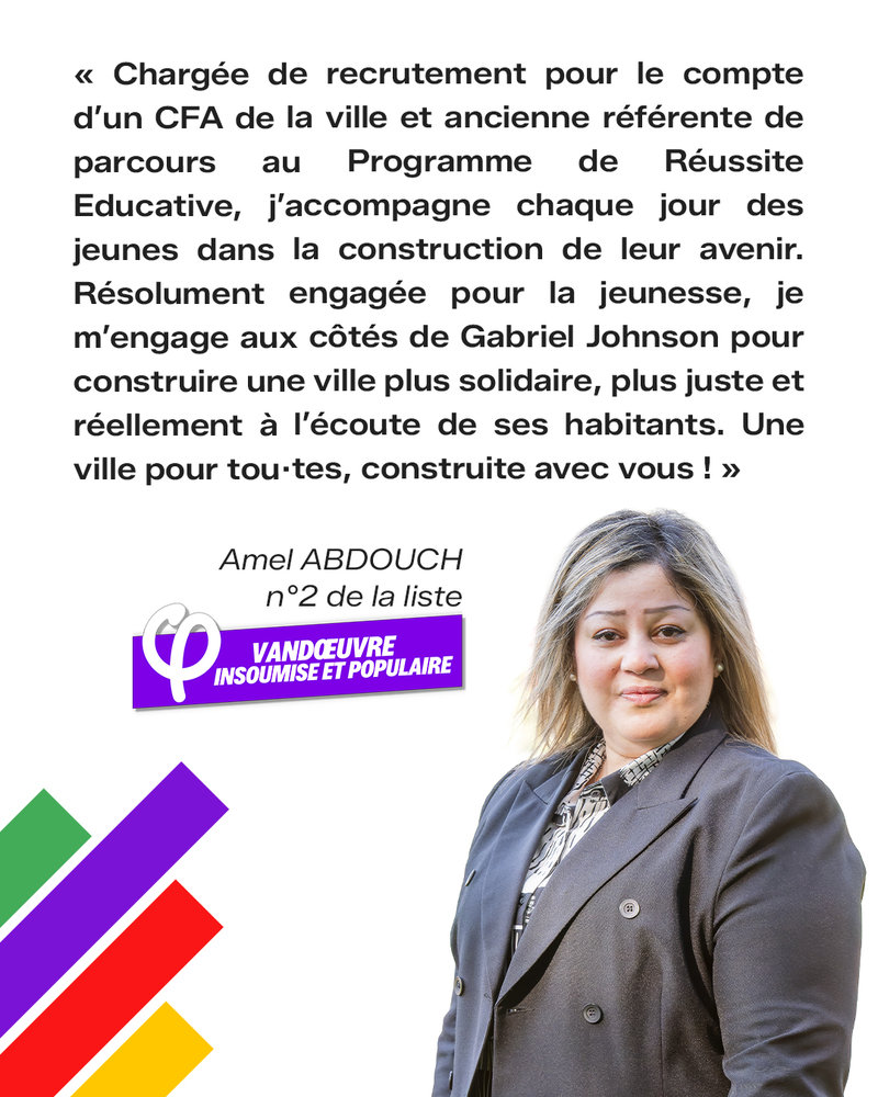 Présentation d'Amel — 2e de liste